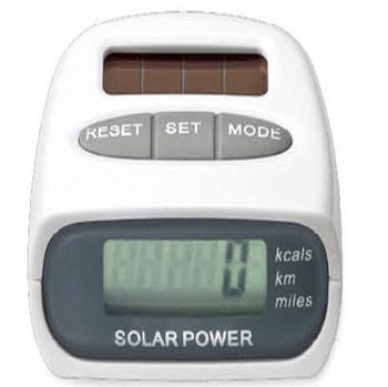Solar Pedometers