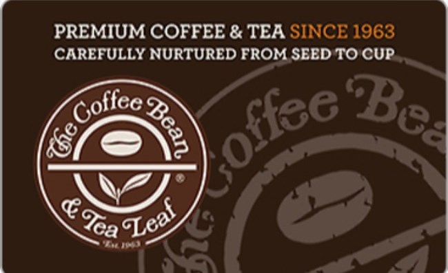 The Coffee Bean and Tea Leaf Gift Voucher