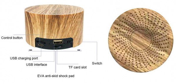 Wooden Design Bluetooth Speakers