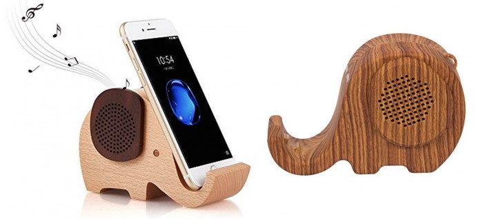 Wooden Elephant Bluetooth Speaker