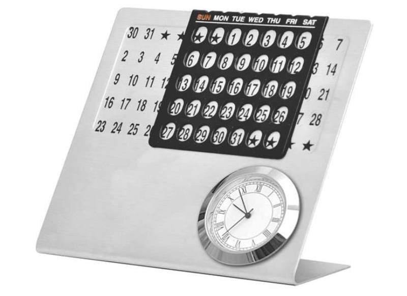 Perpetual Calendar with Clock