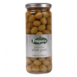 Whole Green Olives - Fragata - 450 g