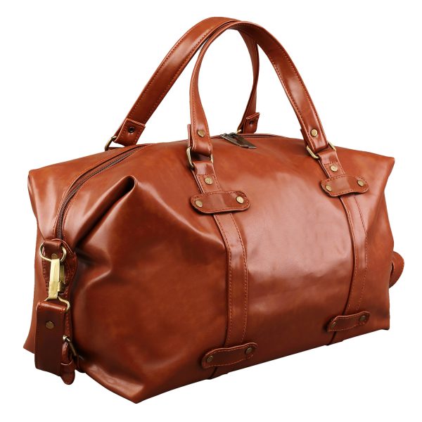 Trendy Tan Travel Bag