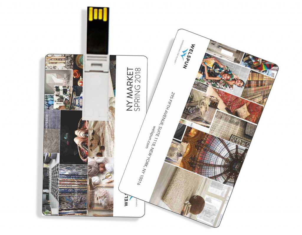 Credit Card 16 GB Pen Drive for Welspun Group