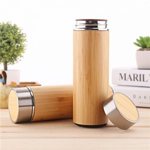 Bamboo Flask Thermos