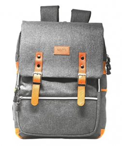 PARADOX Vintage Collage Laptop Backpack Without USB Charging Port Unisex